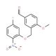 3-[(5-Fluoro-2-nitrophenoxy)methyl]-4-methoxybenzaldehyde - chemical structure image