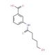3-[(5-Hydroxypentanoyl)amino]benzoic acid - chemical structure image