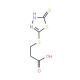 3-[(5-mercapto-1,3,4-thiadiazol-2-yl)thio]propanoic acid (CAS 57658-21-6) - chemical structure image