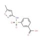 3-{[(5-methylisoxazol-3-yl)amino]sulfonyl}benzoic acid - chemical structure image