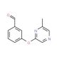 3-[(6-Methylpyrazin-2-yl)oxy]benzaldehyde (CAS 906352-97-4) - chemical structure image