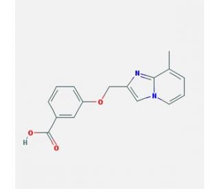 3-[(8-methylimidazo[1,2-a]pyridin-2-yl)methoxy]benzoic acid - chemical structure image