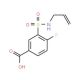 3-[(allylamino)sulfonyl]-4-fluorobenzoic acid - chemical structure image