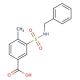 3-[(benzylamino)sulfonyl]-4-methylbenzoic acid - chemical structure image