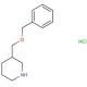 3-[(Benzyloxy)methyl]piperidine hydrochloride - chemical structure image