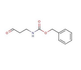 3-[(Benzyloxycarbonyl)amino]propionaldehyde (CAS 65564-05-8) - chemical structure image