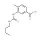 3-{[(butylamino)carbonyl]amino}-4-methylbenzoic acid - chemical structure image