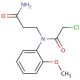 3-[(chloroacetyl)(2-methoxyphenyl)amino]propanamide - chemical structure image