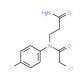 3-[(chloroacetyl)(4-fluorophenyl)amino]propanamide - chemical structure image