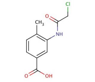 3-[(chloroacetyl)amino]-4-methylbenzoic acid - chemical structure image