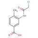 3-[(chloroacetyl)amino]-4-methylbenzoic acid - chemical structure image
