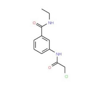3-[(chloroacetyl)amino]-N-ethylbenzamide - chemical structure image