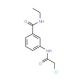 3-[(chloroacetyl)amino]-N-ethylbenzamide - chemical structure image