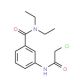 3-[(chloroacetyl)amino]-N,N-diethylbenzamide - chemical structure image