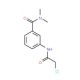 3-[(chloroacetyl)amino]-N,N-dimethylbenzamide - chemical structure image