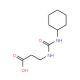 3-{[(cyclohexylamino)carbonyl]amino}propanoic acid - chemical structure image