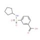 3-[(cyclopentylamino)sulfonyl]benzoic acid - chemical structure image