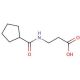 3-[(cyclopentylcarbonyl)amino]propanoic acid - chemical structure image