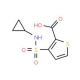 3-[(cyclopropylamino)sulfonyl]thiophene-2-carboxylic acid (CAS 923129-16-2) - chemical structure image