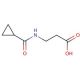3-[(cyclopropylcarbonyl)amino]propanoic acid - chemical structure image