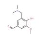 3-[(Dimethylamino)methyl]-4-hydroxy-5-methoxybenzenecarbaldehyde (CAS 87743-10-0) - chemical structure image
