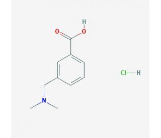 3-[(dimethylamino)methyl]benzoic acid hydrochloride (CAS 155412-73-0) - chemical structure image