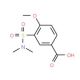 3-[(dimethylamino)sulfonyl]-4-methoxybenzoic acid - chemical structure image