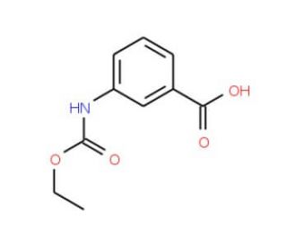 3-[(ethoxycarbonyl)amino]benzoic acid (CAS 5180-76-7) - chemical structure image