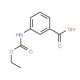 3-[(ethoxycarbonyl)amino]benzoic acid (CAS 5180-76-7) - chemical structure image
