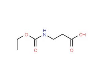 3-[(ethoxycarbonyl)amino]propanoic acid - chemical structure image