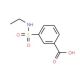 3-[(ethylamino)sulfonyl]benzoic acid (CAS 7326-74-1) - chemical structure image