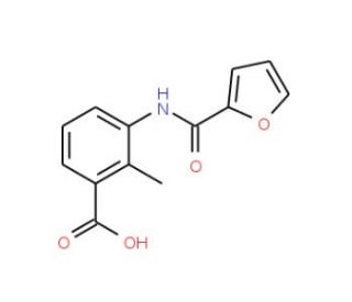 3-[(Furan-2-carbonyl)-amino]-2-methyl-benzoic acid (CAS 878426-41-6) - chemical structure image