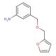 3-[(furan-2-ylmethoxy)methyl]aniline (CAS 1016534-46-5) - chemical structure image