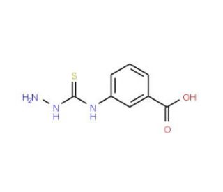 3-[(Hydrazinocarbonothioyl)amino]benzoic acid - chemical structure image
