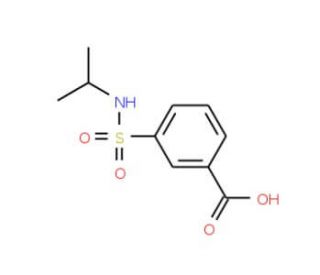 3-[(isopropylamino)sulfonyl]benzoic acid (CAS 716358-46-2) - chemical structure image