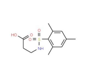 3-[(mesitylsulfonyl)amino]propanoic acid - chemical structure image