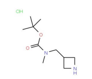3-[(Methylamino)methyl]azetidine, 3-BOC protected hydrochloride - chemical structure image