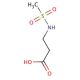 3-[(methylsulfonyl)amino]propanoic acid (CAS 105611-92-5) - chemical structure image