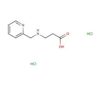 3-[(pyridin-2-ylmethyl)amino]propanoic acid dihydrochloride - chemical structure image