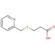 3-[(pyridin-2-ylmethyl)sulfanyl]propanoic acid - chemical structure image