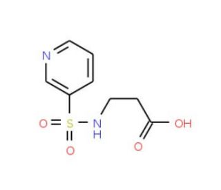 3-[(pyridin-3-ylsulfonyl)amino]propanoic acid - chemical structure image