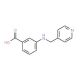 3-[(Pyridin-4-ylmethyl)-amino]-benzoic acid - chemical structure image