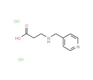 3-[(pyridin-4-ylmethyl)amino]propanoic acid dihydrochloride - chemical structure image