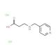 3-[(pyridin-4-ylmethyl)amino]propanoic acid dihydrochloride - chemical structure image