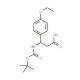 3-[(tert-Butoxycarbonyl)amino]-3-(4-ethoxyphenyl)-propanoic acid - chemical structure image