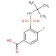 3-[(tert-butylamino)sulfonyl]-4-fluorobenzoic acid - chemical structure image