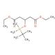 3-[(tert-Butyldimethylsilyl)oxy]pentanedioic Acid Diethyl Ester (CAS 91424-39-4) - chemical structure image