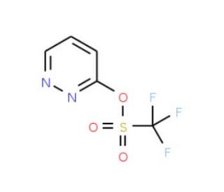 3-[(Trifluoromethyl)sulphonyloxy]pyridazine - chemical structure image