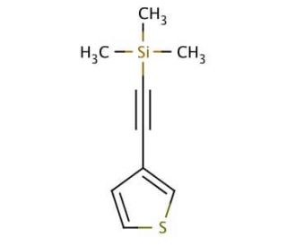 3-[(Trimethylsilyl)ethynyl]thiophene (CAS 130995-13-0) - chemical structure image