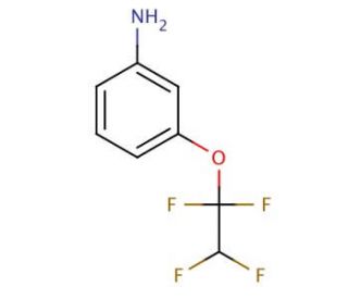3-(1,1,2,2-Tetrafluoroethoxy)aniline (CAS 831-75-4) - chemical structure image